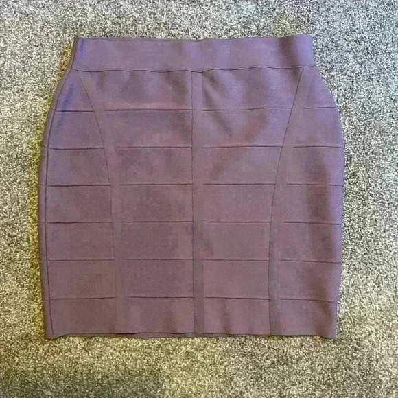 INC mauve mini skirt - Picture 1 of 5